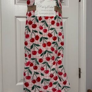 Oversized Cherry plush throw blanket